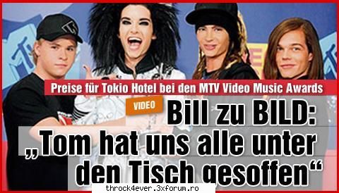 Bill.de: Tom ne-a imbatat ca niciodata! - Noaptea noastra victorio - •�•ToKiO HoTeL•�•