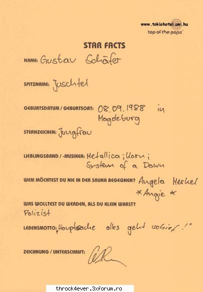Fisa Star Facts - bia_th - •�•Gustav~Schafer•�•