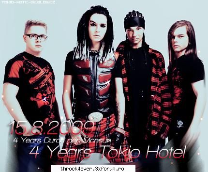 La Multi Ani!!! - Azi se implinesc 4 ani de la lansarea - •�•ToKiO HoTeL•�•